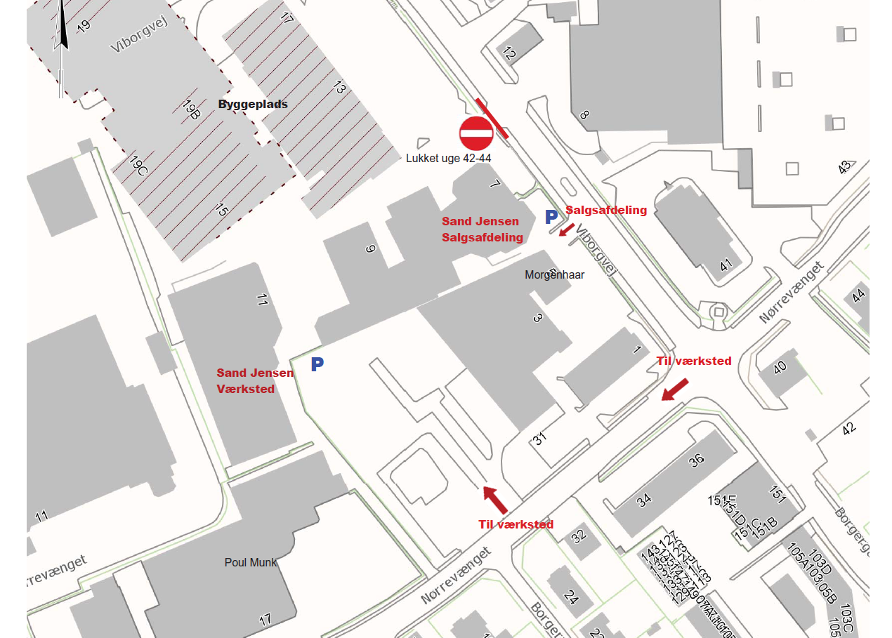 Midlertidig tilkørsel